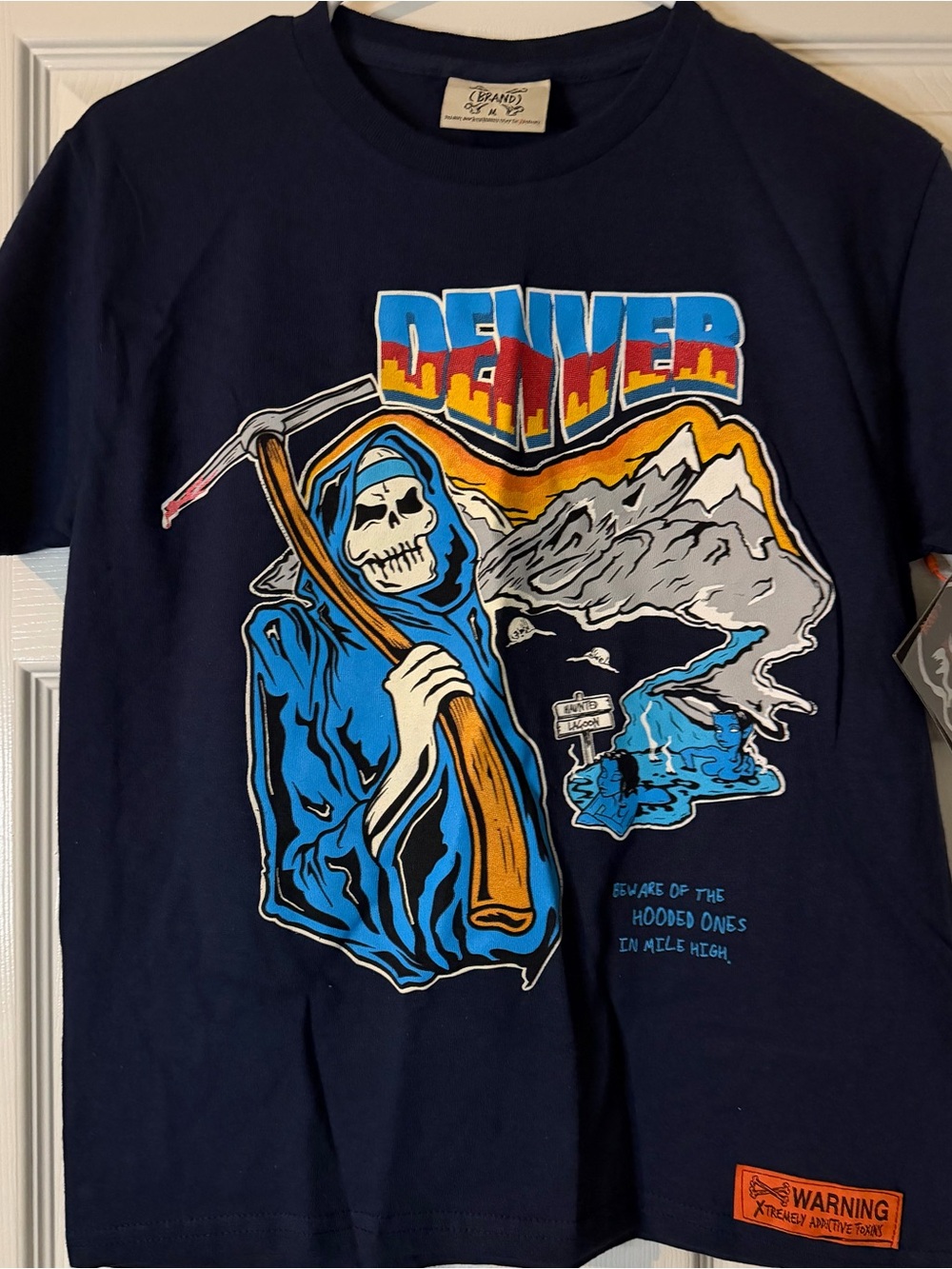 Denver Graphic Tee - Navy Blue kids Shirt